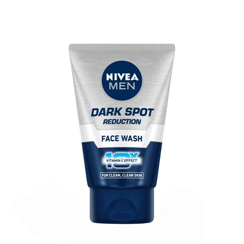 NIVEA Men Face Wash, Dark Spot Reduction, for Clean & Clear Skin with 10x Vitamin C Effect