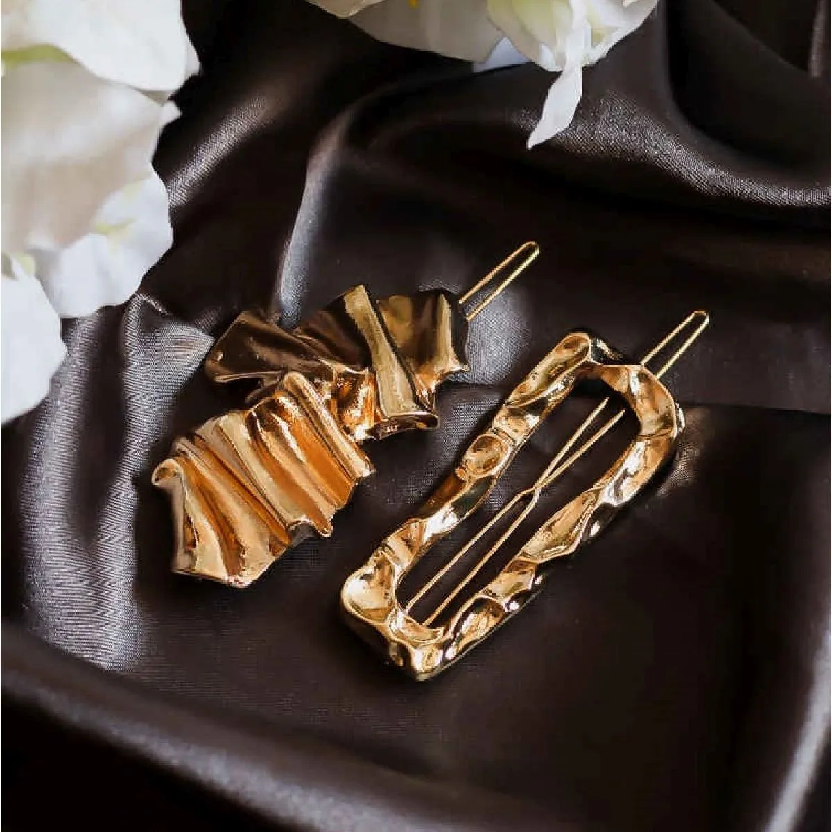 Bellofox Crinkled Hair Pins Set