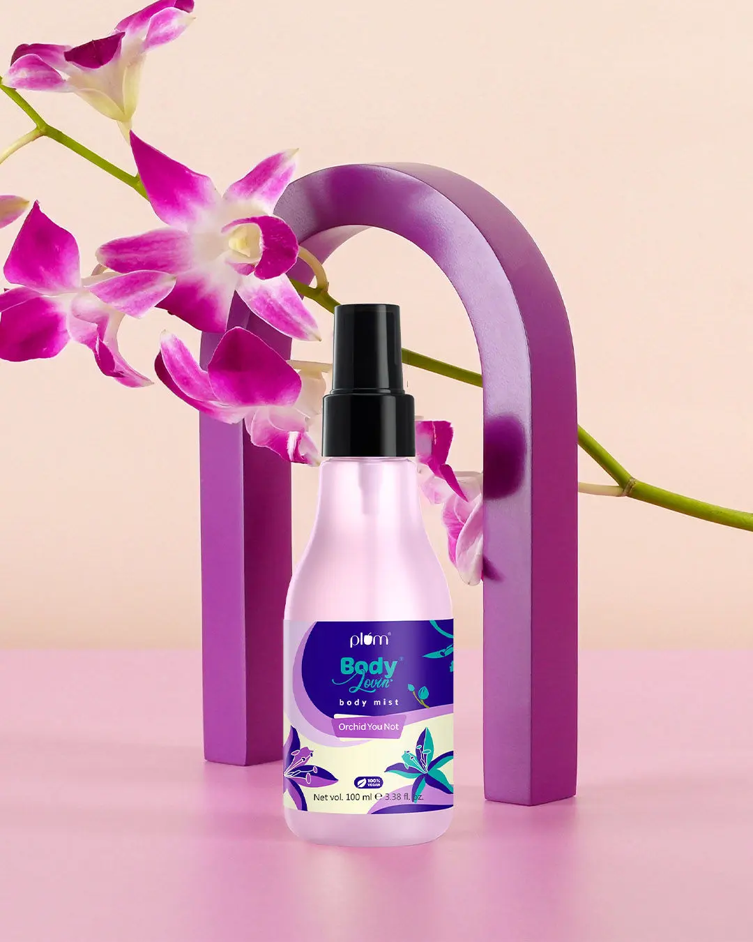 Plum BodyLovin' Orchid-You-Not Body Mist (100 ml) | Floral Fragrance | Perfume Body Spray