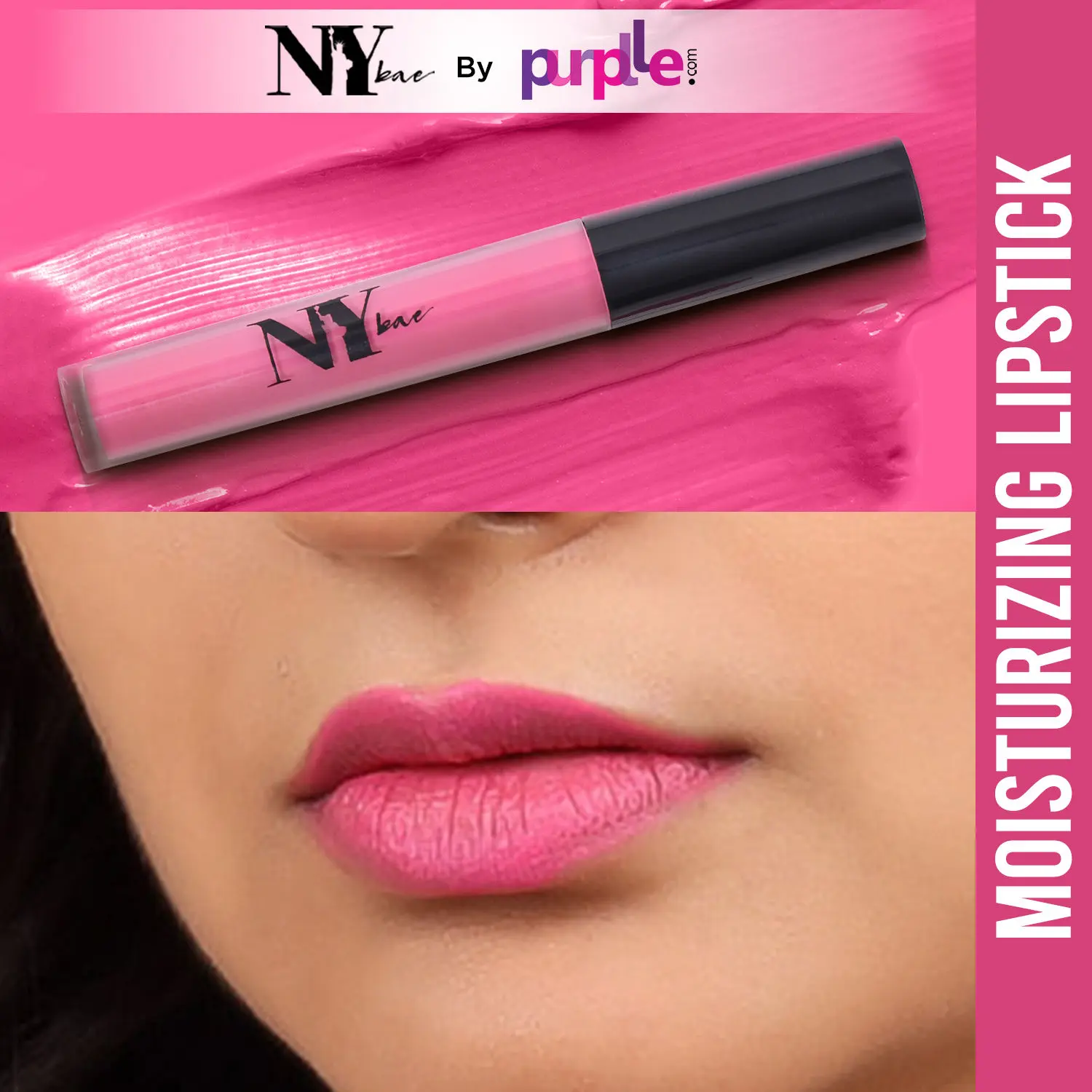 NY Bae Moisturizing Liquid Lipstick - Trip to the Museum 20 (2.7 ml) | Pink | Matte Finish | Enriched with Vitamin E | Highly Pigmented | Non-Drying | Lasts Upto 12+ Hours | Weightless | Vegan | Cruelty & Paraben Free