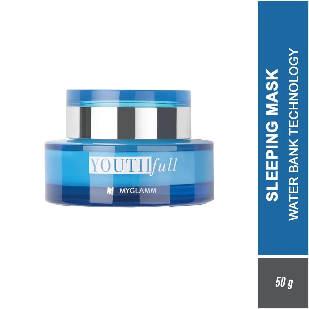 MyGlamm YOUTHfull- Hydrating Sleeping Mask With Water Bank Technology -50gm