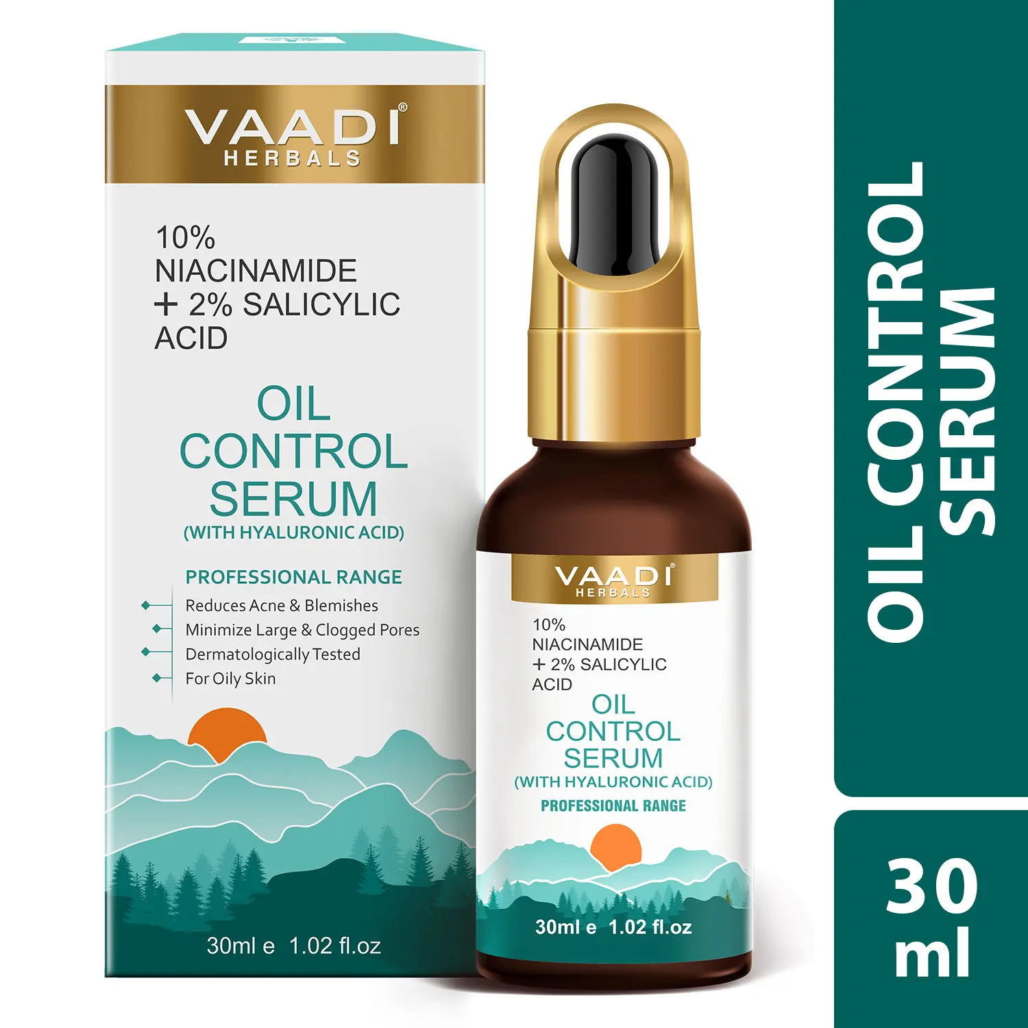 Vaadi Herbals Oil Control Serum With 10 % Niacinamide & 2% Salicylic Acid