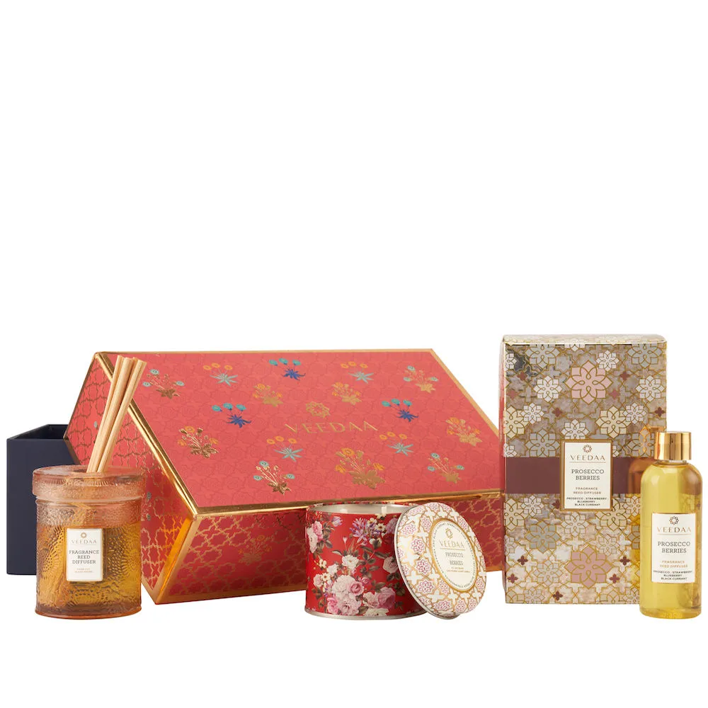 Veedaa Candles Prosseco Berries Duo Gift Set