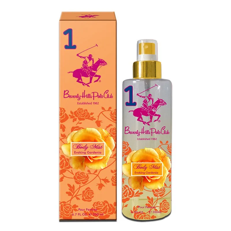 Beverly Hills Polo Club Premium Body Mist Evoking Gardenia No.1 - 1 PCS