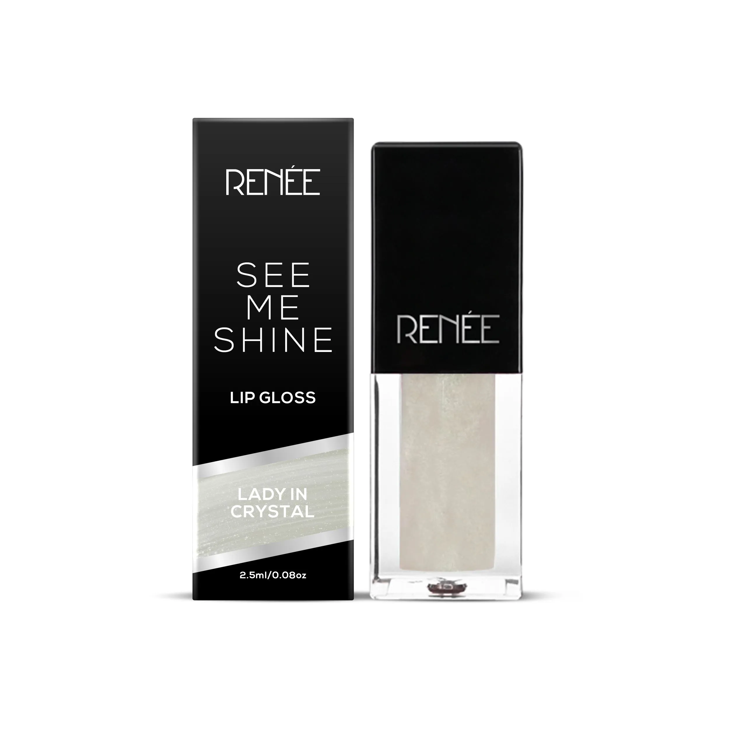 Renee Cosmetics See Me Shine Lip Gloss - Lady In Crystal