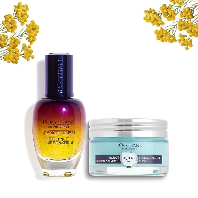 L'Occitane Hydration Boost With Anti-Aging Face Serum & Hydrating Face Cream