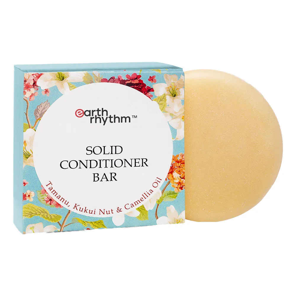 Earth Rhythm Solid Conditioner Bar with Tamanu, Kukui Nut & Camellia Oil