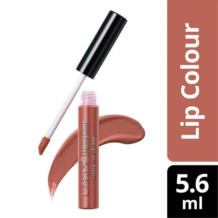 Lakme Forever Matte Liquid Lip Colour - Nude Myth (5.6 ml)