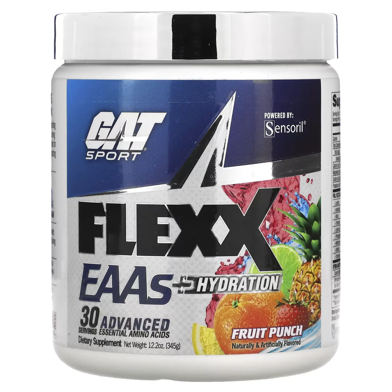 Flexx EAAs + Hydration, Fruit Punch, 12.2 oz (345 g)