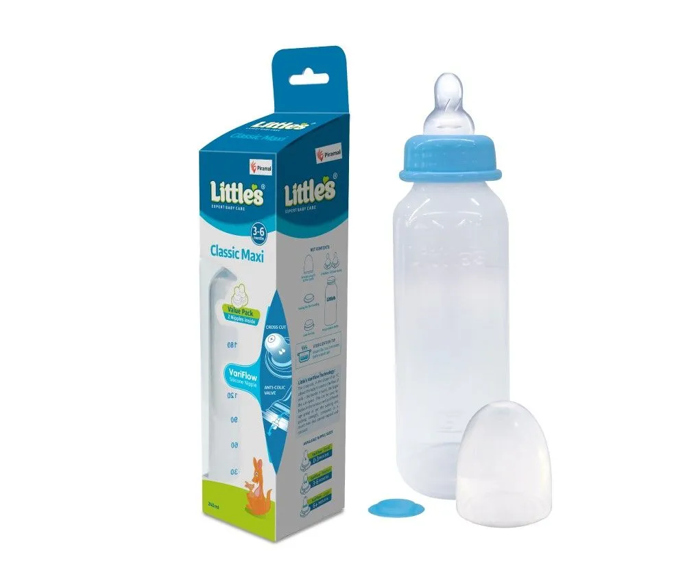 Little's Classic Maxi Feeding Bottle (Color May Vary)