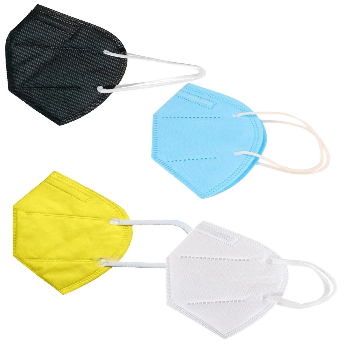 OOMPH Pack of 4 Kn95/N95 Anti-Pollution Reusable 5-Layer Mask