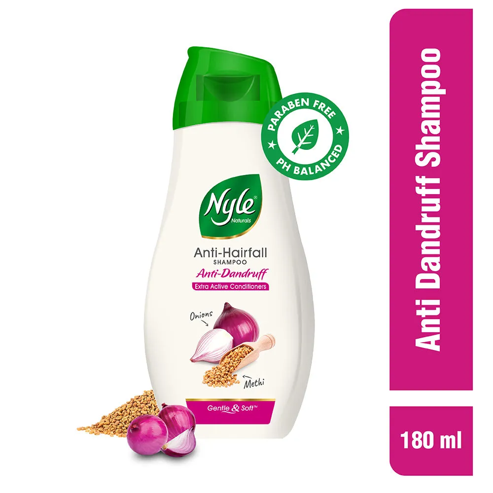 Nyle Naturals Anti Dandruff Shampoo with Goodness Of Onion & Methi