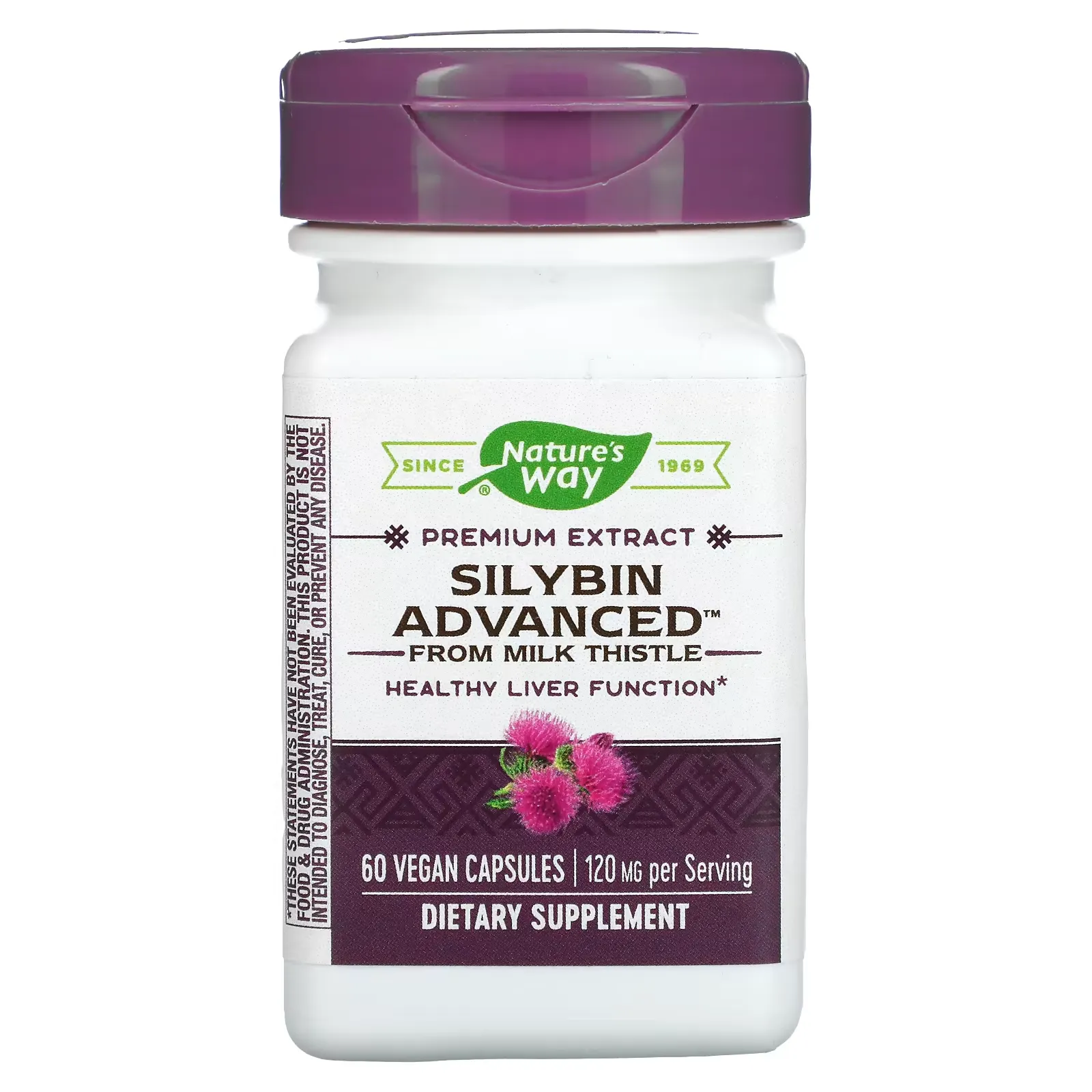 Premium Extract Silybin Advanced, 120 mg, 60 Vegan Capsules