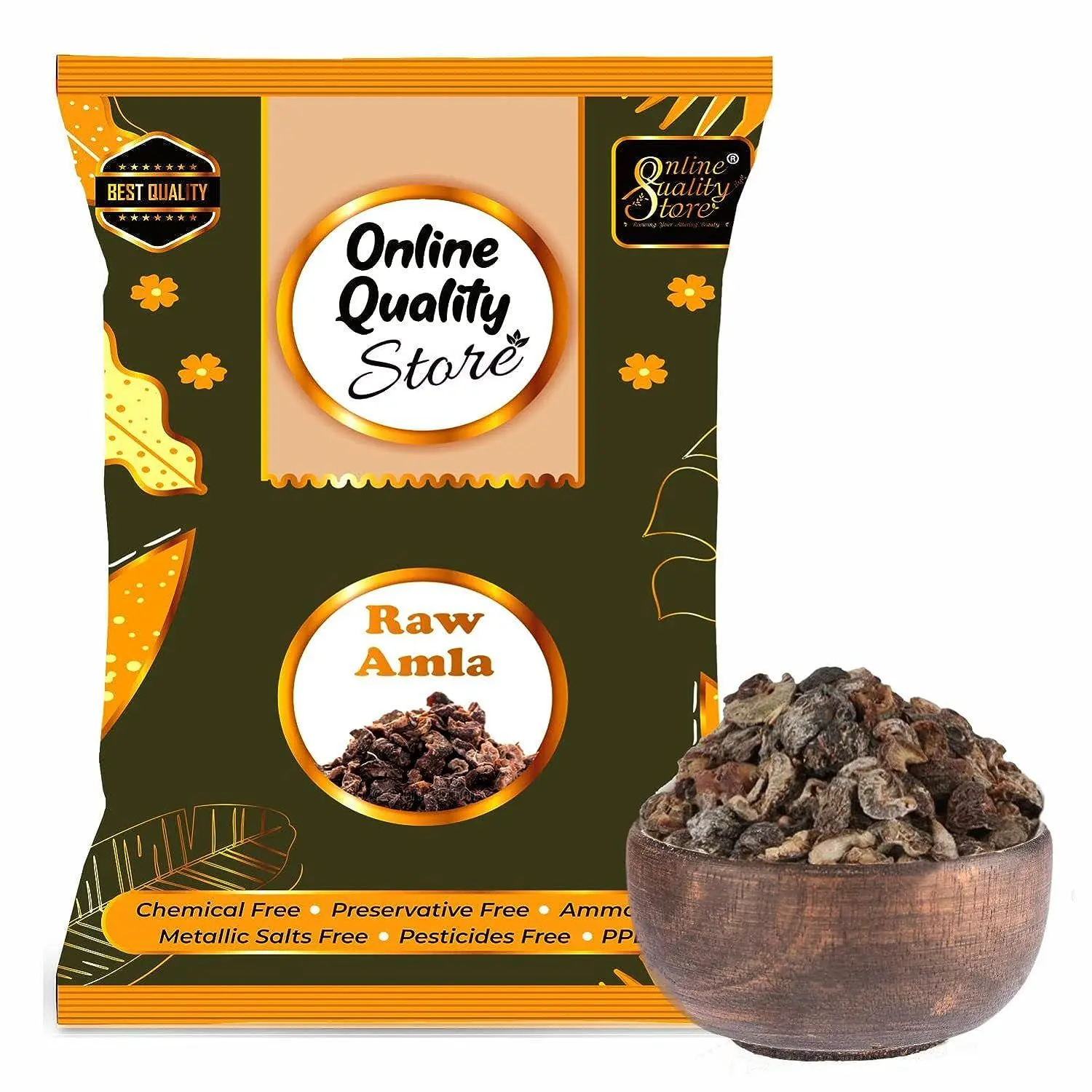 Online Quality Store Raw Amla - 400 g |100% Natural, No Preservatives |Organic Amla Indian Gooseberry raw form for Hair and skin |raw amla for hair growth organic |indian gooseberry amla