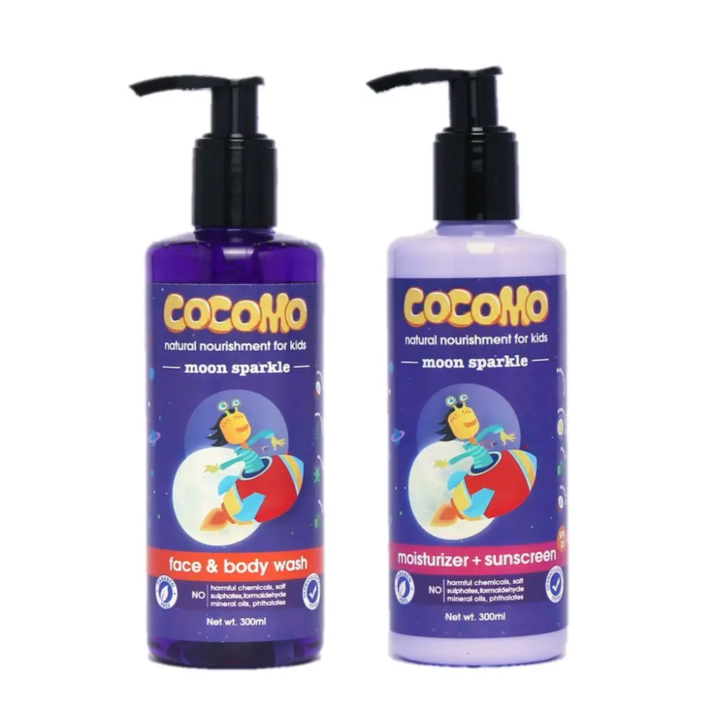 Cocomo Moon Sparkle Body Wash + Moisturizer 600 ml