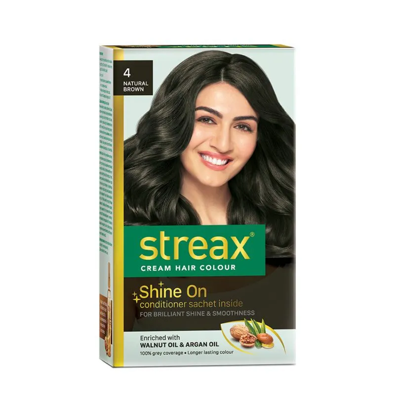 Streax Hair Colour - Natural Brown 4