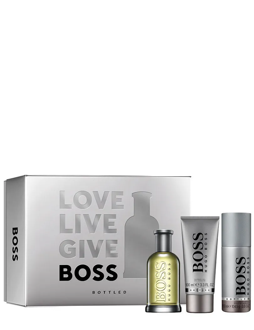 Hugo Boss Love Live Give Bottled Eau De Toilette, Shower Gel & Deo