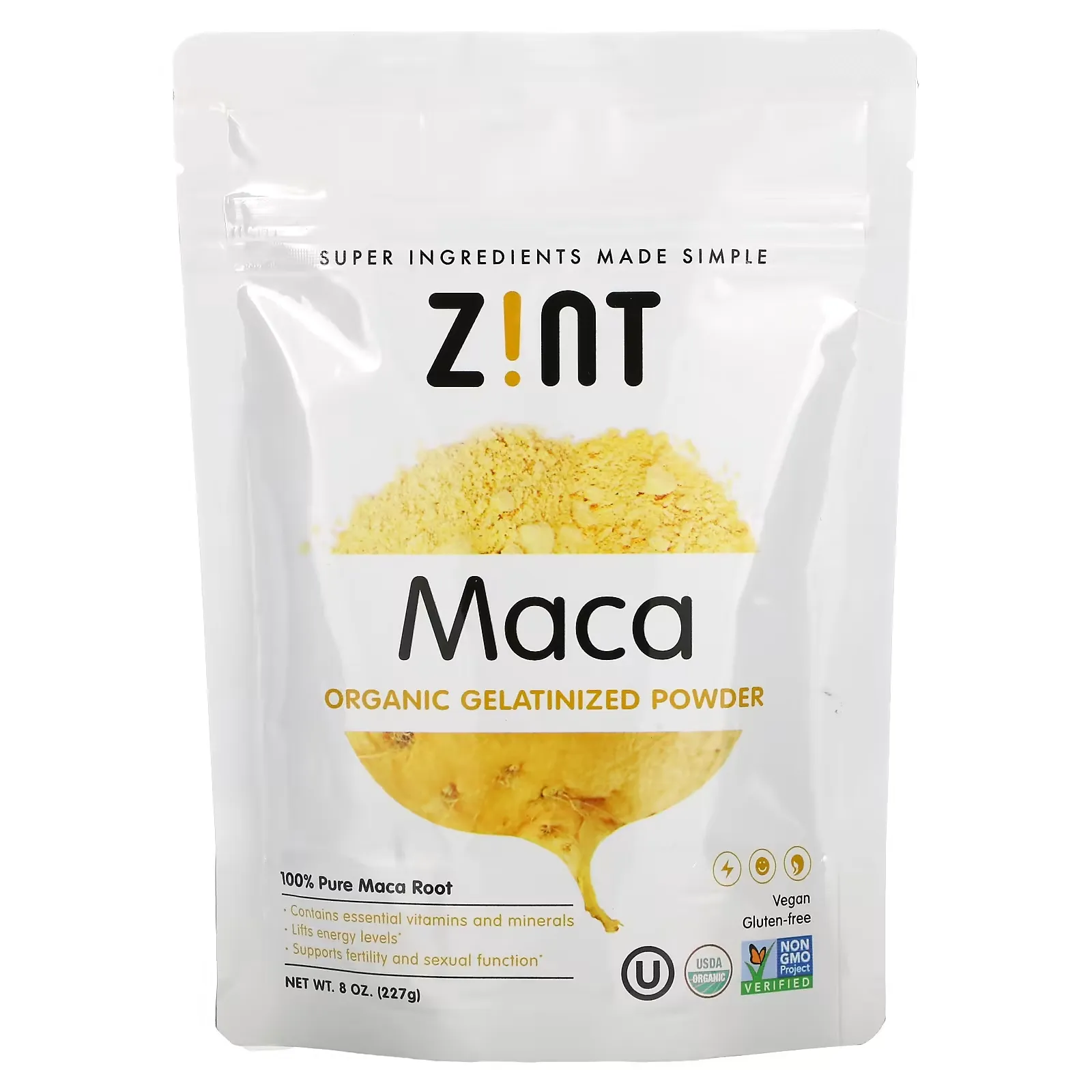 Maca, Organic Gelatinized Powder, 8 oz (227 g)