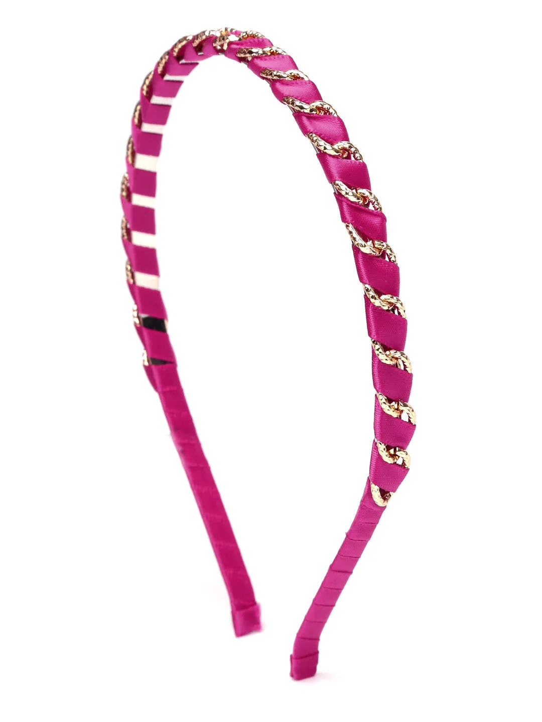 Toniq Fuschia Wired Hair Band