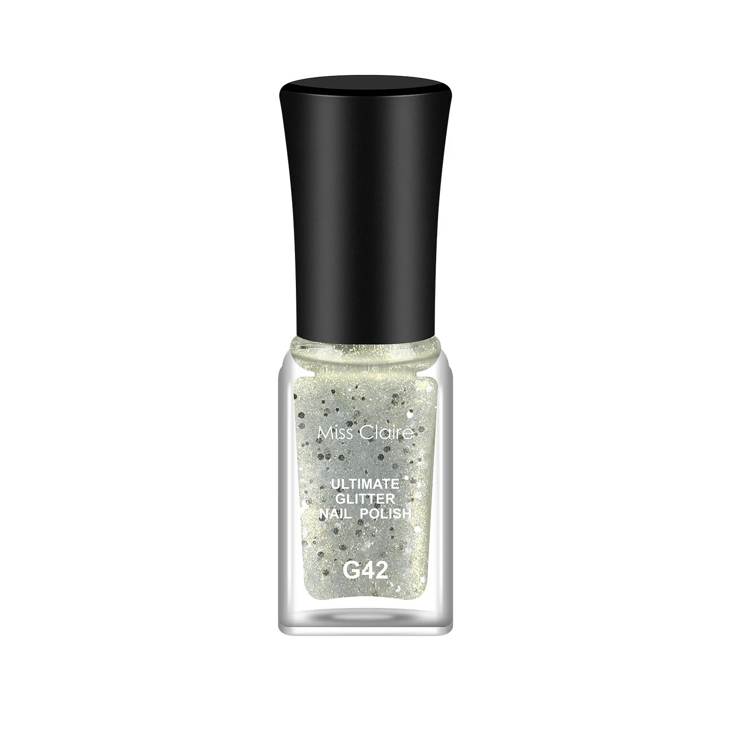 Miss Claire Ultimate Glitter Nail Polish - GL42 (G42)