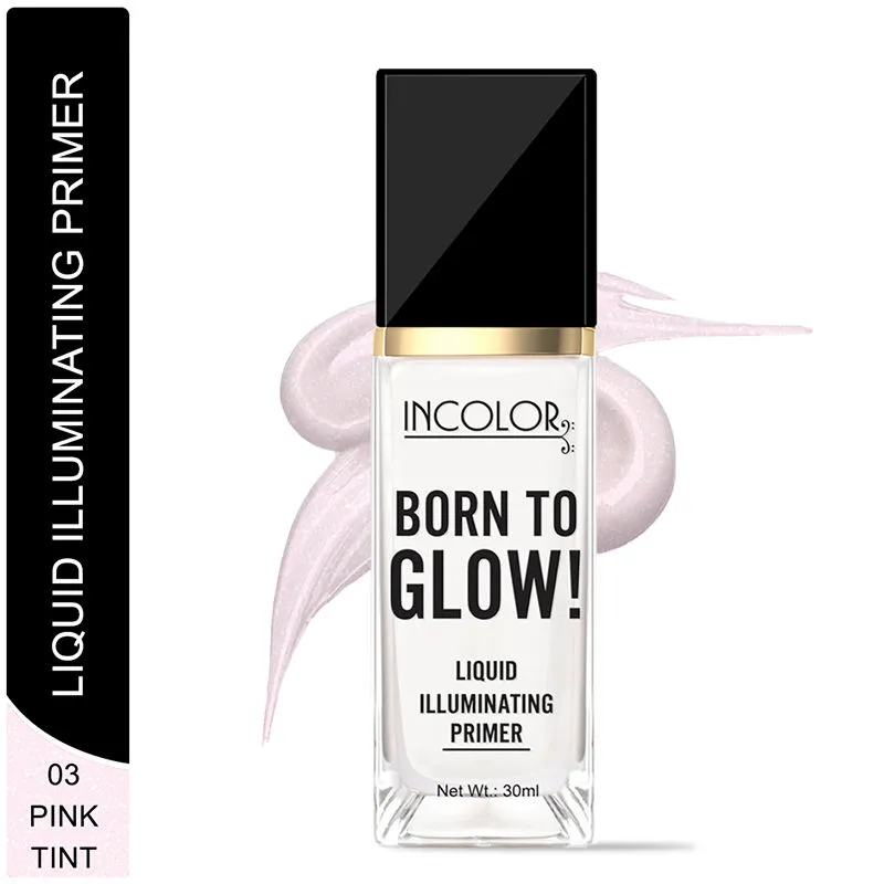 Incolor Born To Glow Illuminating Liquid Primer - Pink Tint 03