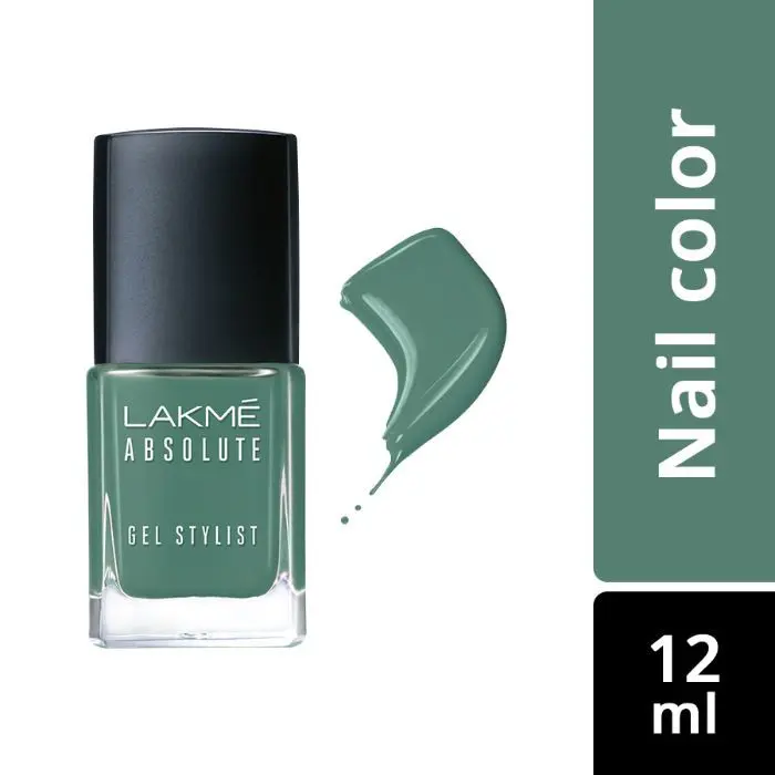 Lakme Absolute Gel Stylist Nail Color - Jade Floret (12 ml)