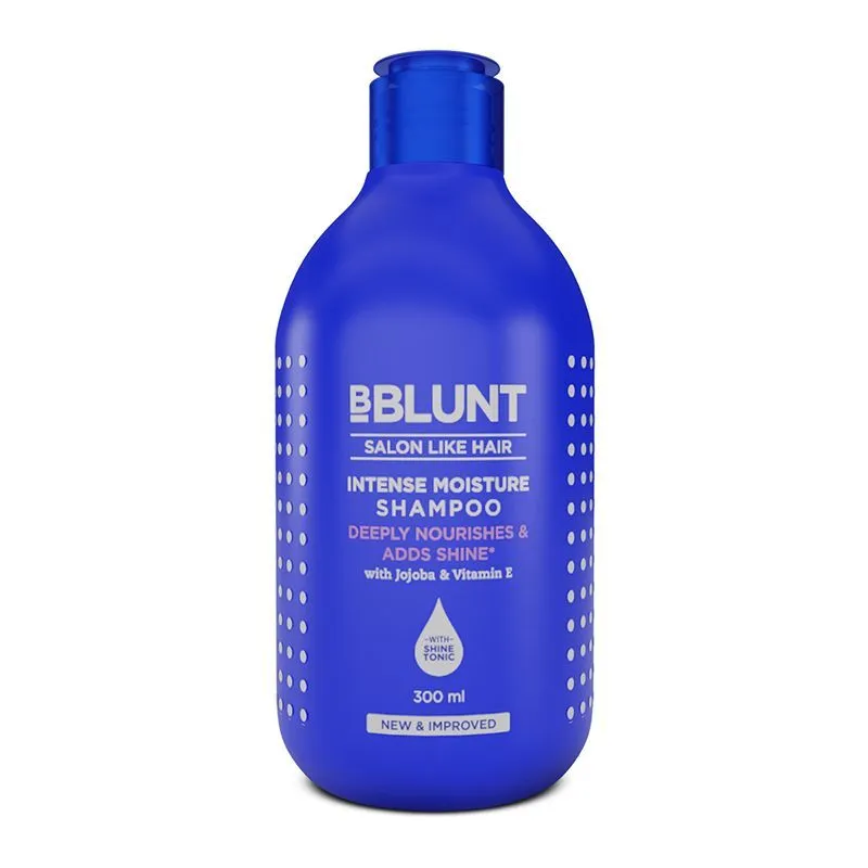 BBlunt Intense Moisture Shampoo With Jojoba And Vitamin E For Dry & Frizzy Hair