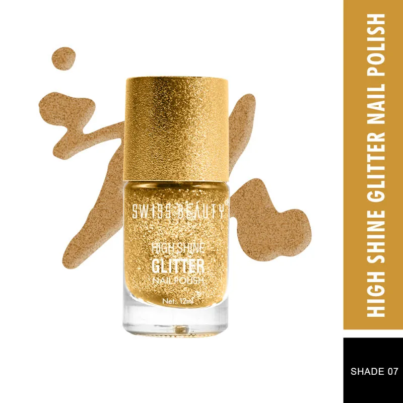 Swiss Beauty High Shine Glitter Nail Polish - 7