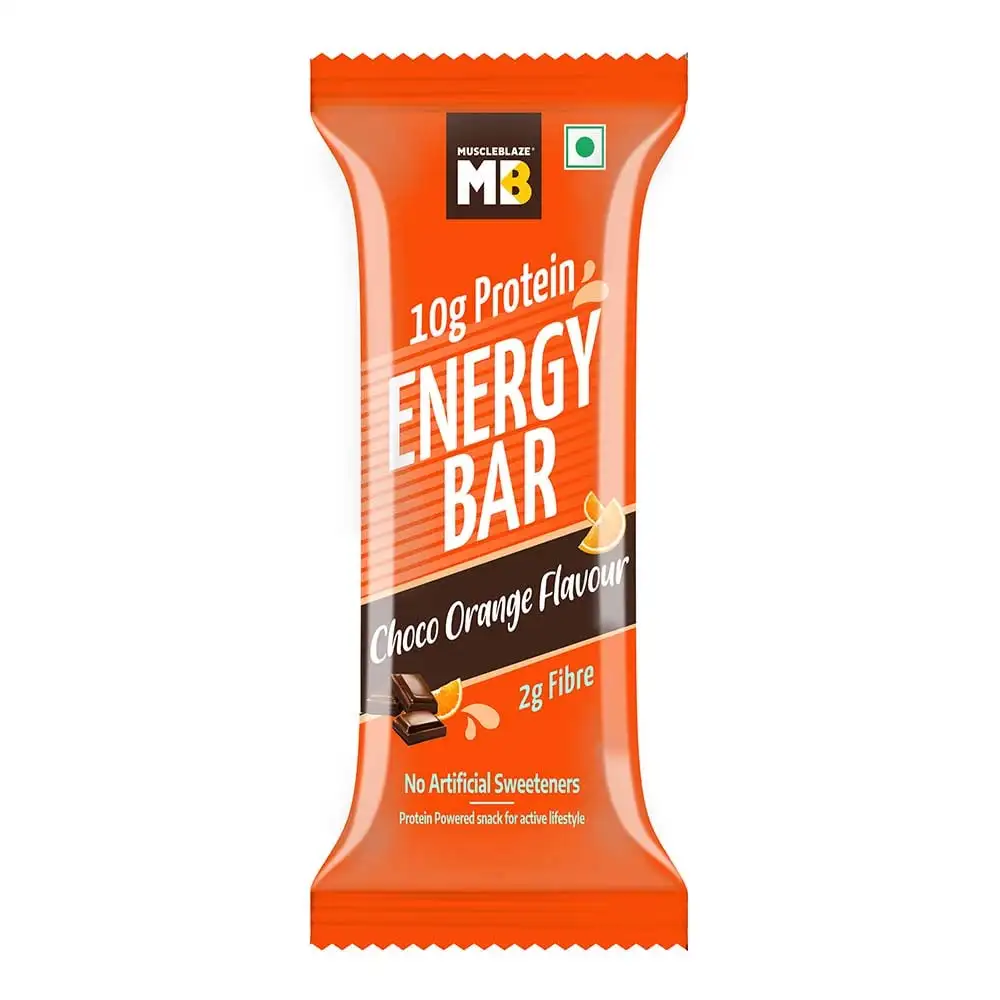 MuscleBlaze Energy Bar,  1 bar(s)  Choco Orange (10 g Protein)