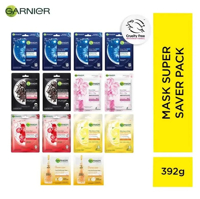 Garnier Sheet Mask Discovery Pack