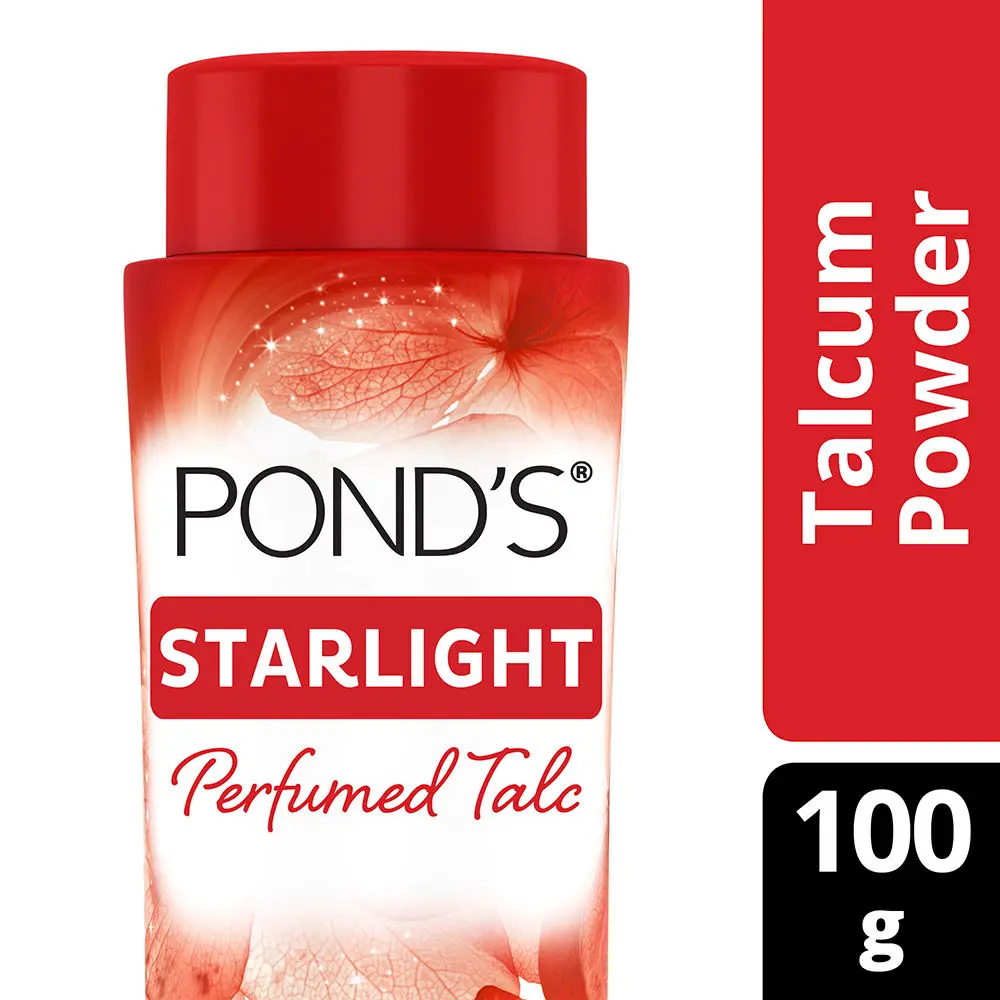 POND'S Starlight Perfumed Talc Powder, Orchid & Jasmin Notes, 100 g