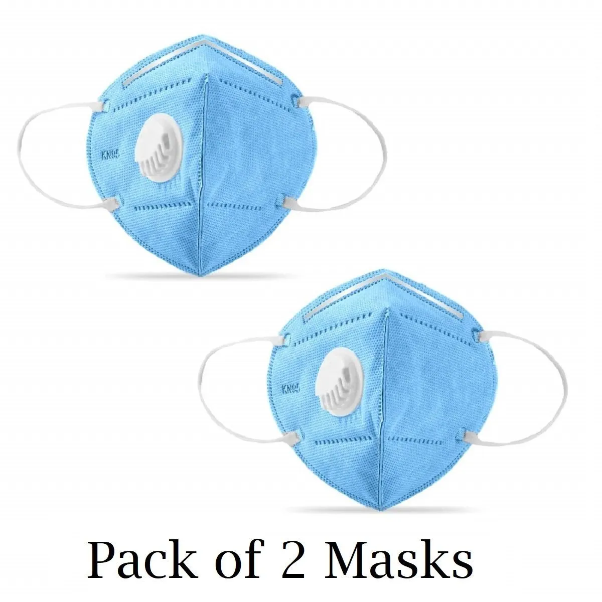 OOMPH KN95 Anti-Polution Mask with Respirator Valve Pack of 2