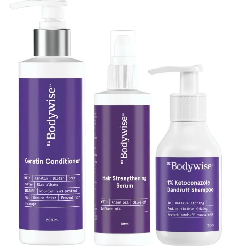 Be Bodywise Dandruff Removal Kit (ADS + Conditioner + Hair Serum)