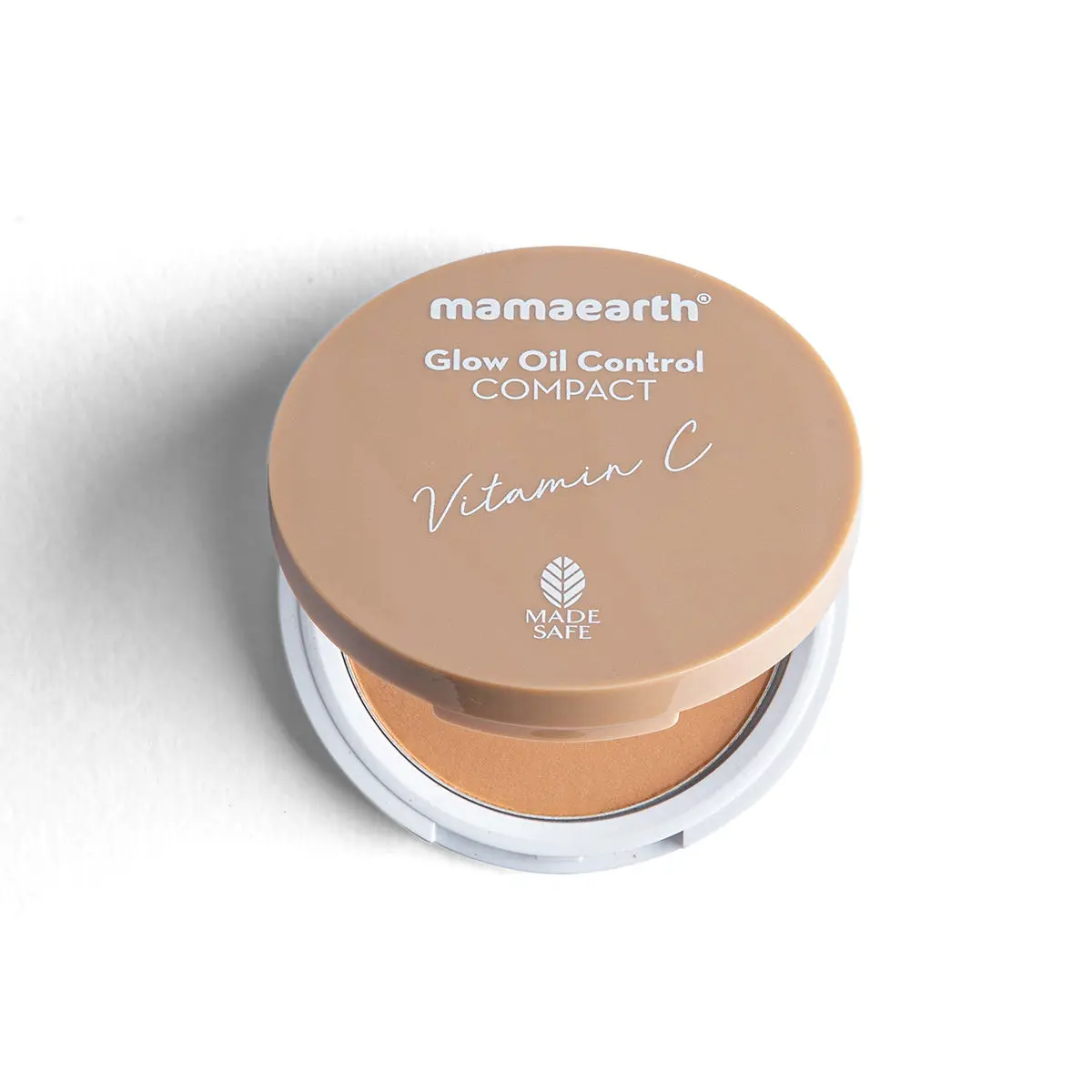 Mamaearth Glow Oil Control Compact SPF 30 with Vitamin C & Turmeric for 2X Instant Glow - 04 Almond Glow (9 g)