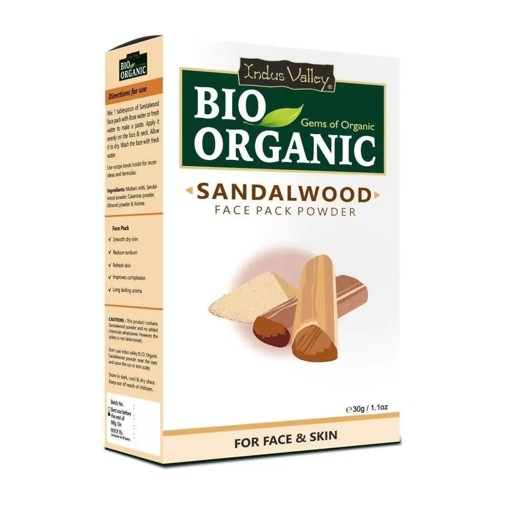 Indus Valley Bio Organic Sandal wood Powder - 30g