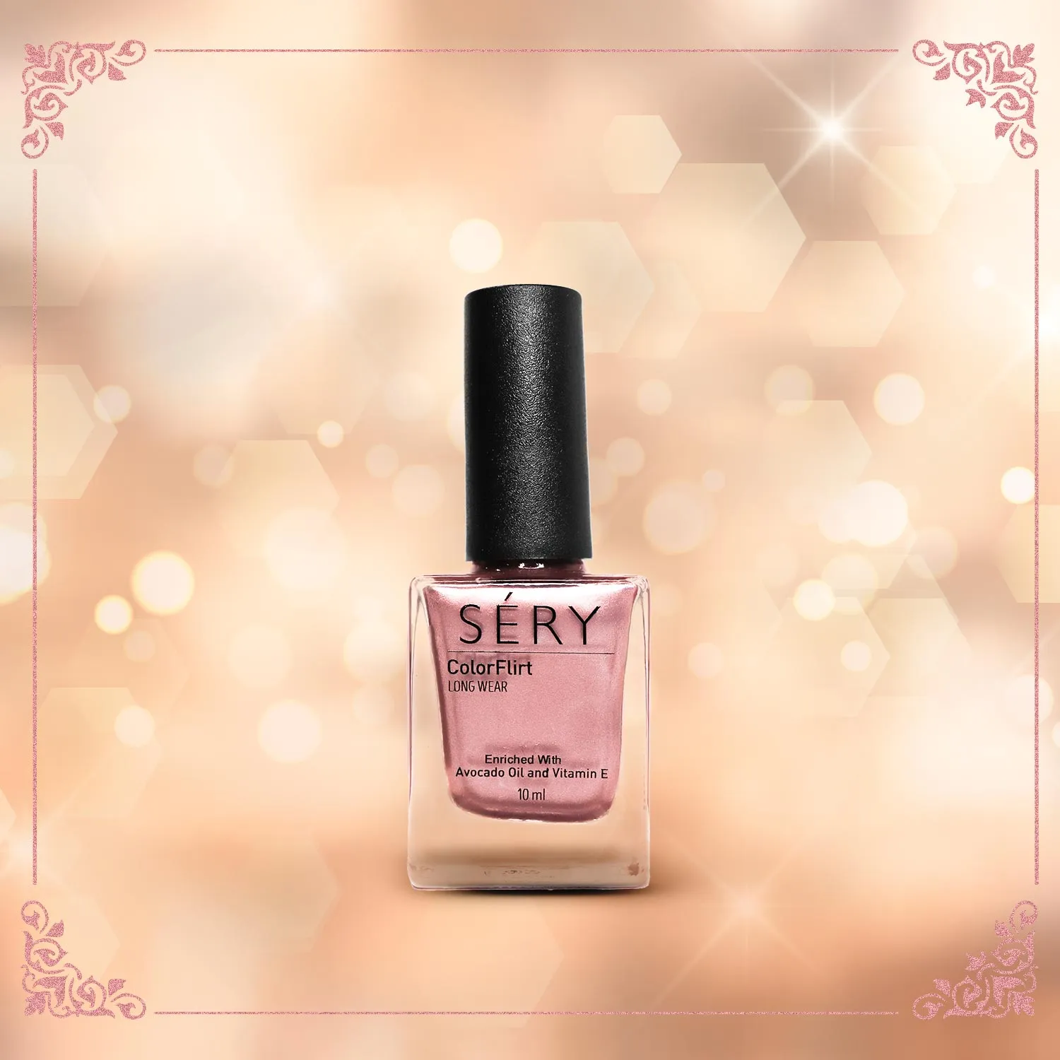 SERY Colorflirt Nail Polish Celebration Collection - Rose