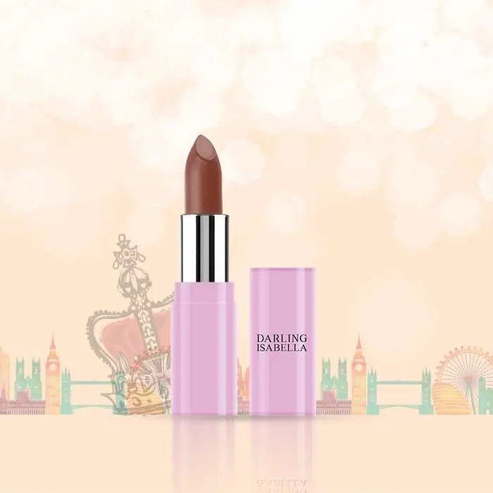 Darling Isabella Matte Lipstick, Brown, Your Highness Rouges - Bold Brown Royalty 3 (4.3 g)