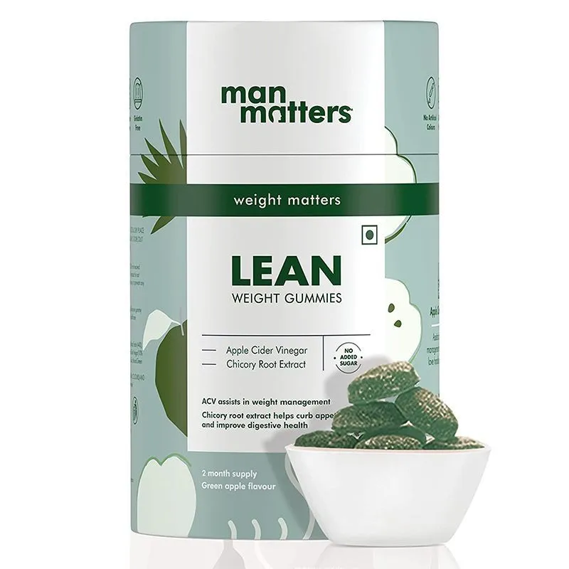 Man Matters Apple Cider Vinegar Gummies For Men Helps In Weight Loss & Digestion