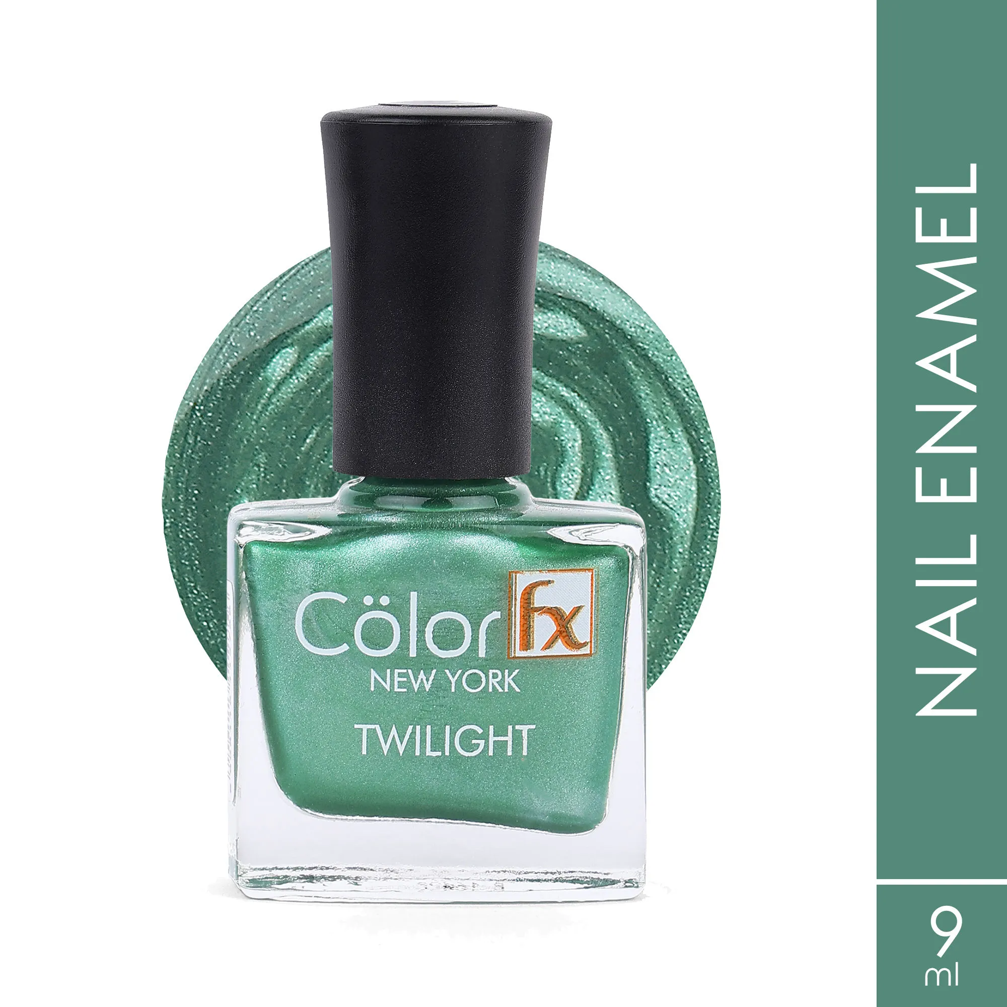 Color Fx Mettalic Matt Nail Enamel - Green-159