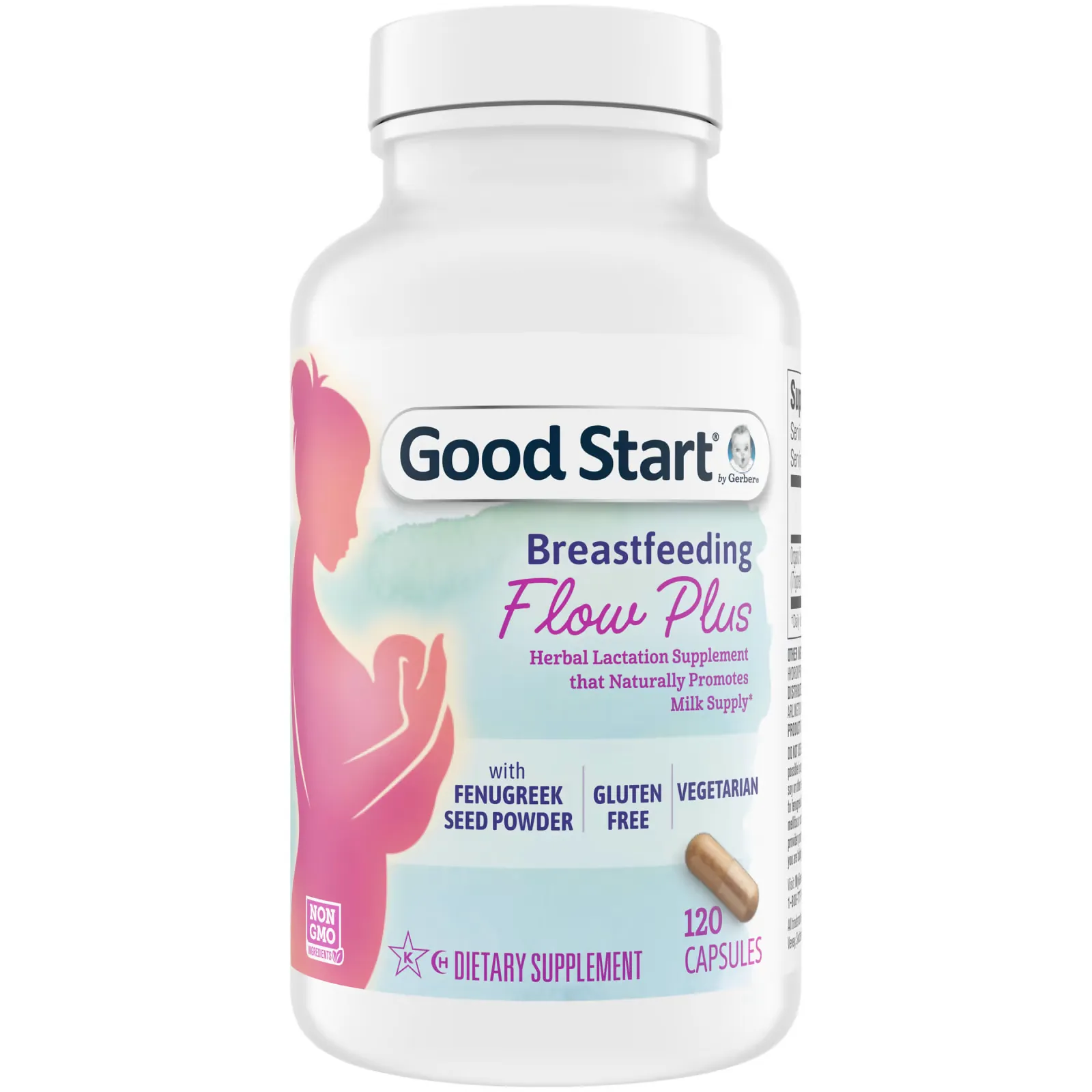 Good Start, Breastfeeding Flow Plus with Fenugreek Seed Powder, 120 Capsules