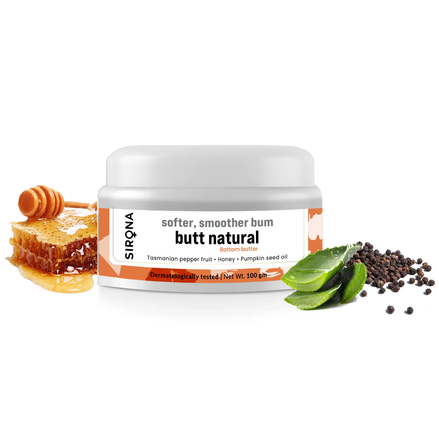 Sirona Butt Natural Bum Cream - 100 gms