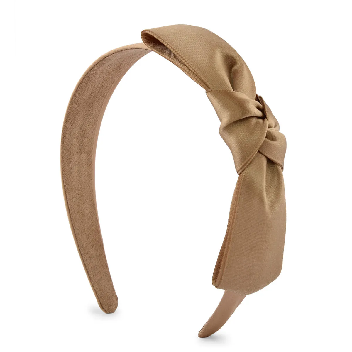 Toniq Gold Knotted Bow Head Band For Women(OAWXXH87 C)