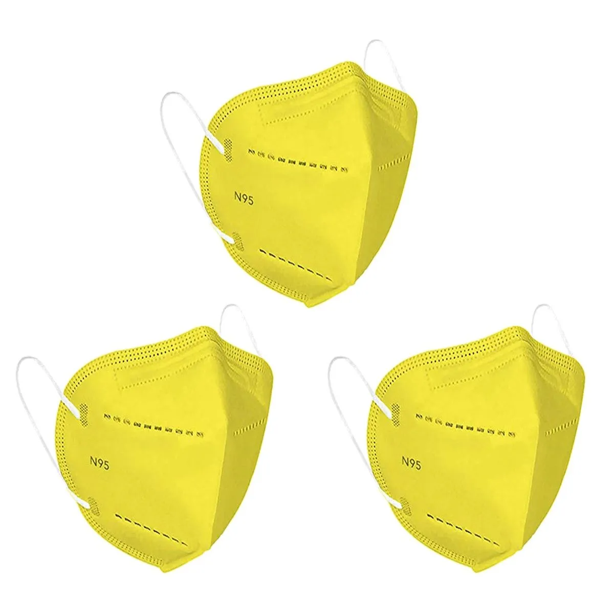 OOMPH Pack of 3 Kn95/N95 Anti-Pollution Reusable 5-Layer Mask