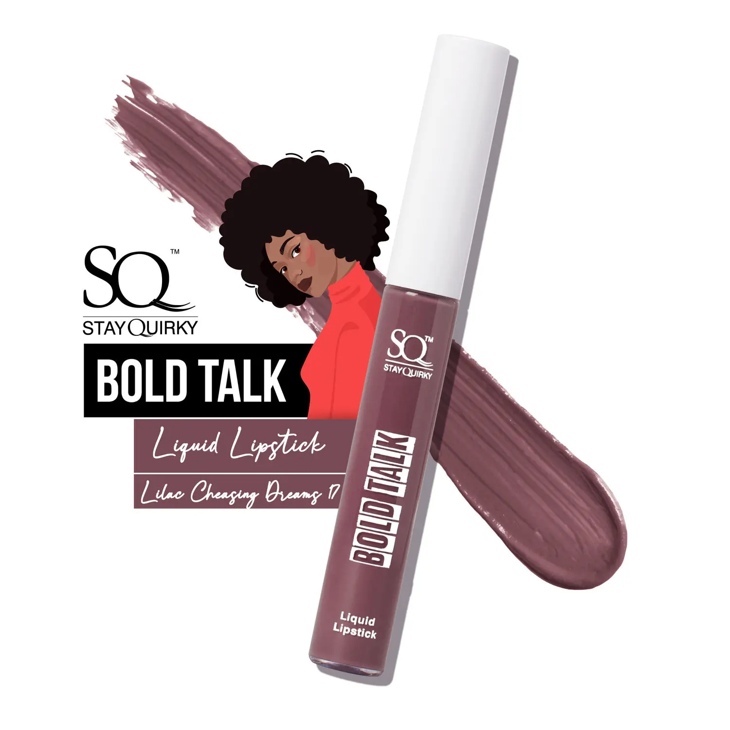 Stay Quirky Bold Talk Liquid Lipstick - Lilac Chasing Dreams 17 (5.5 ml)