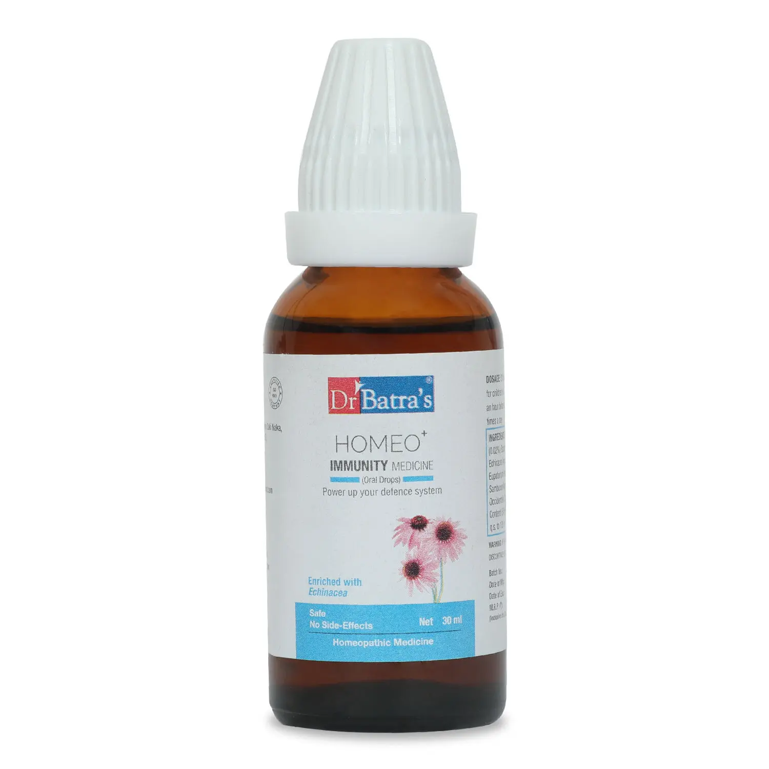 Dr Batra's Homeo+ Immunity Medicine(Oral Drops) Power Up Your Defence System - 30 ml