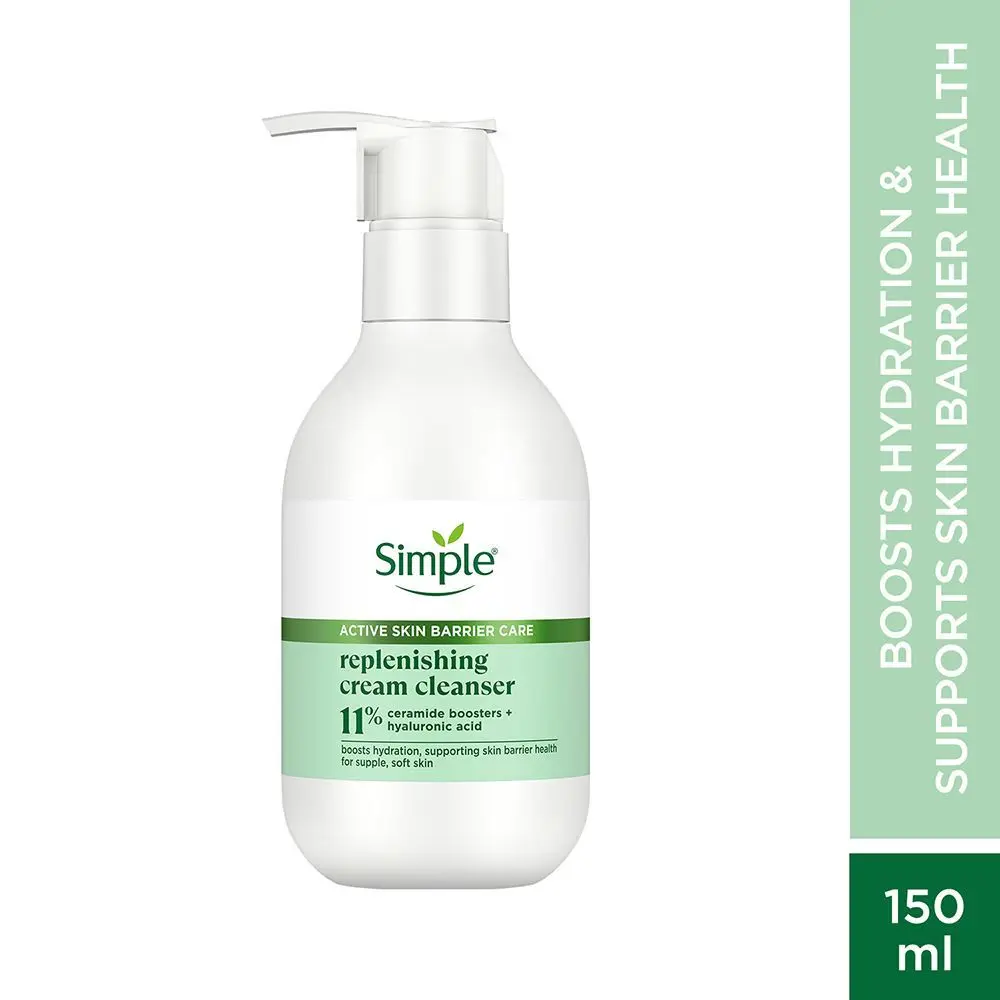 Simple Active Skin Barrier Care Replenishing Cream Cleanser 150ml