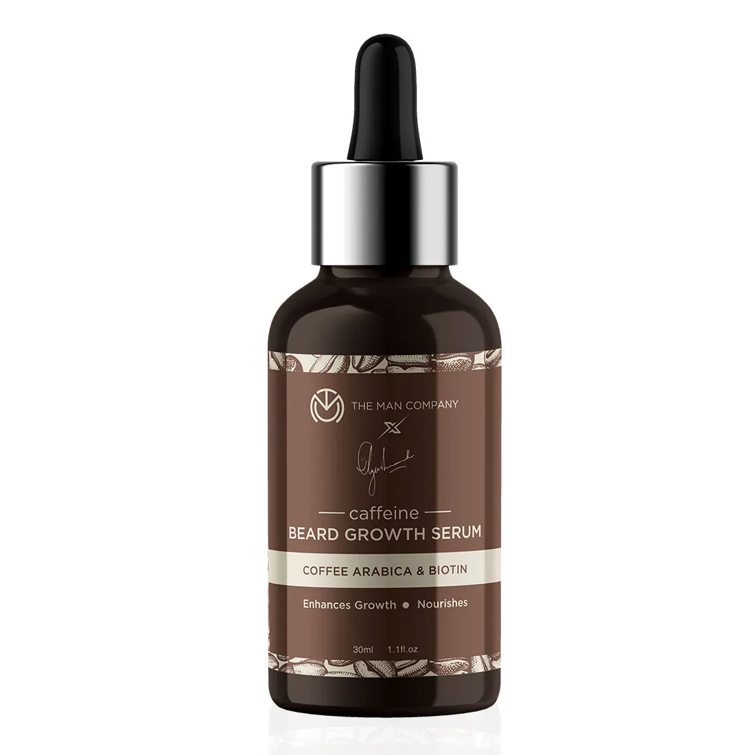 The Man Company Caffeine Beard Growth Serum With Coffee Arabica And Biotin Hair Oil