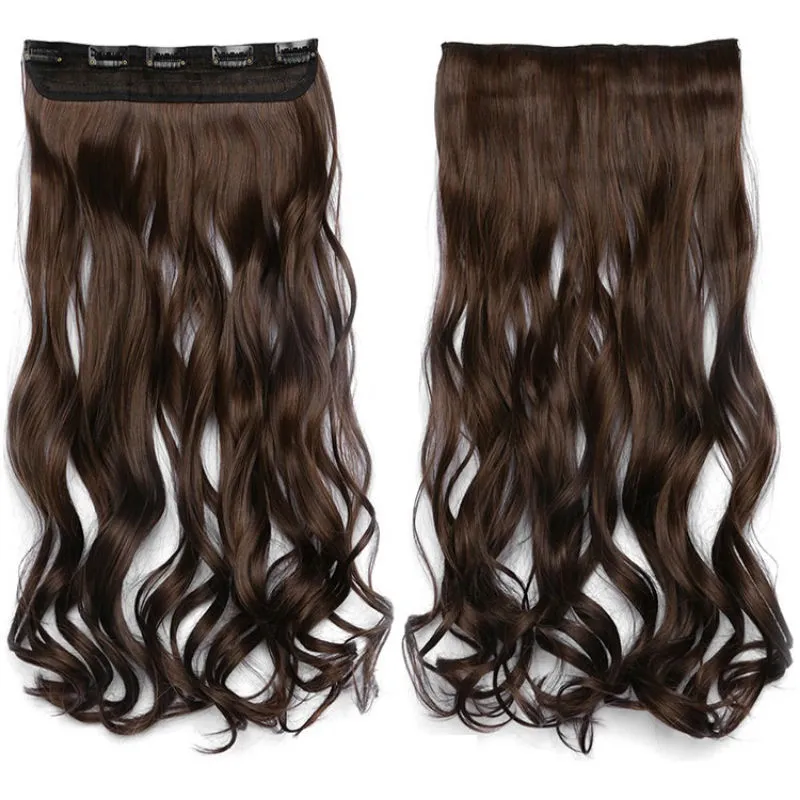 Artifice 5 Clip 24" Curly/Wavy Hair Extension - Natural Dark Brown