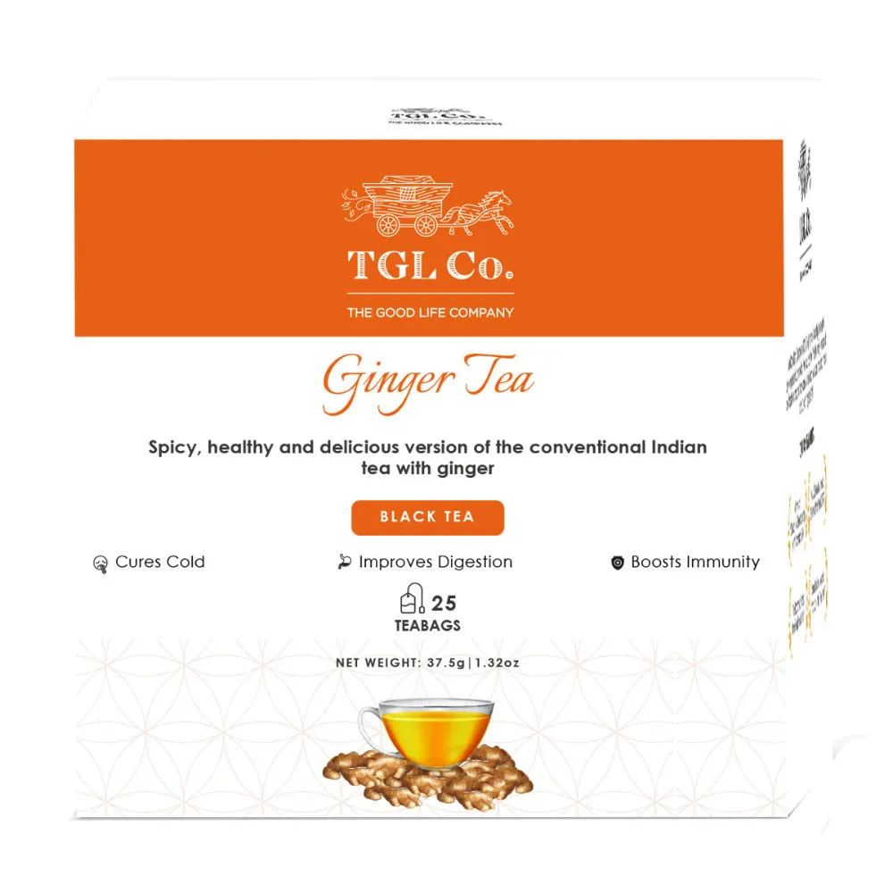 TGL Co. Pure Ginger Black Tea Bags