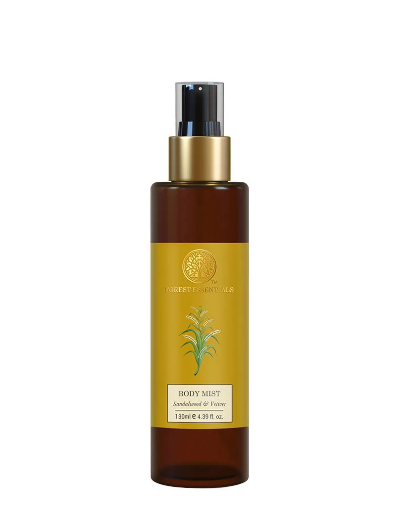 Forest Essentials Ayurvedic Body Mist Mysore Sandalwood & Vetiver